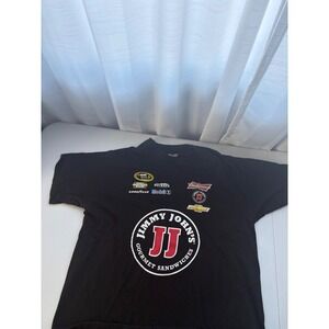 Chase Authentics Kevin Harvick NASCAR Jimmy Johns #4 Black T-Shirt Mens XL
